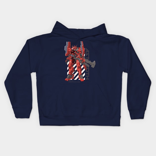 Gundam Astaroth Origin Kids Hoodie by Shapwac12